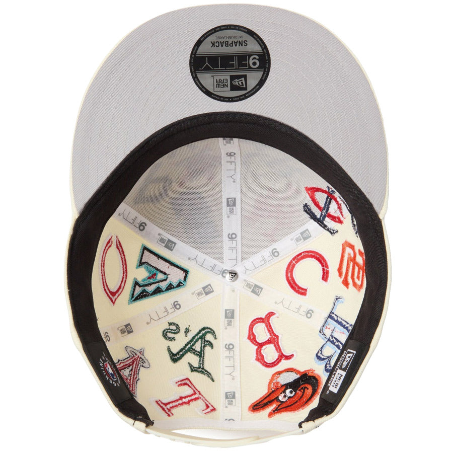 9FIFTY Team Logo Allover MLB クローム