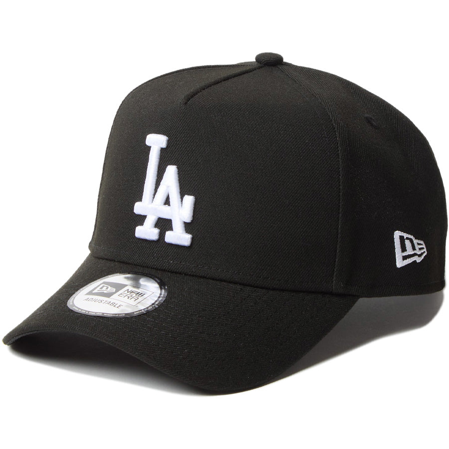 ニューエラ ロサンゼルスエンゼルス 9forty A-FRAME ブラックカラー ニューエラ キャップ NEW ERA 9FORTY A-Frame MLB Black & White