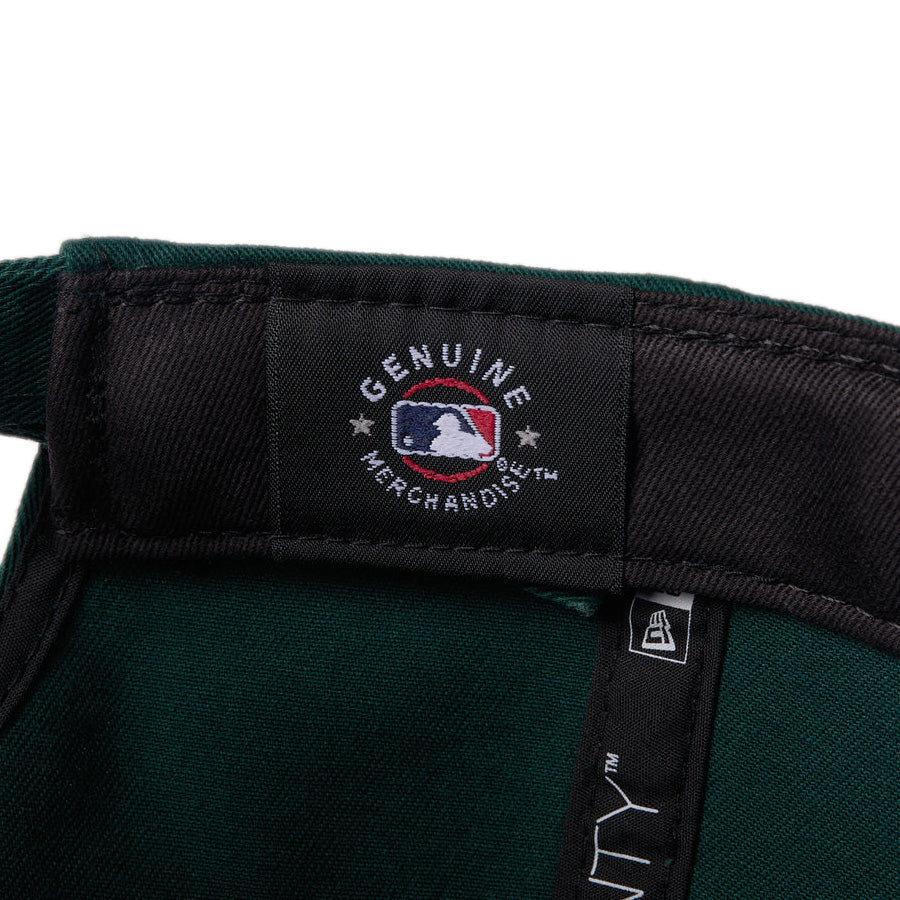 9TWENTY MLB Chain Stitch チェーンステッチ オークランド・アスレチックス ダークグリーン