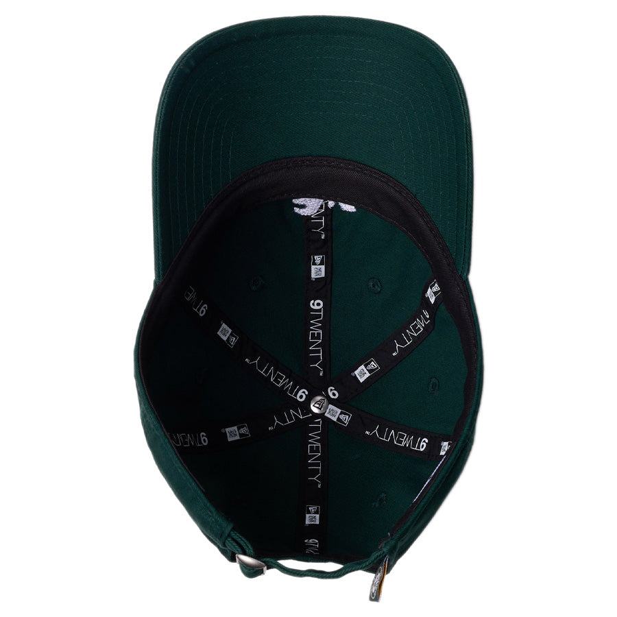 9TWENTY MLB Chain Stitch チェーンステッチ オークランド・アスレチックス ダークグリーン