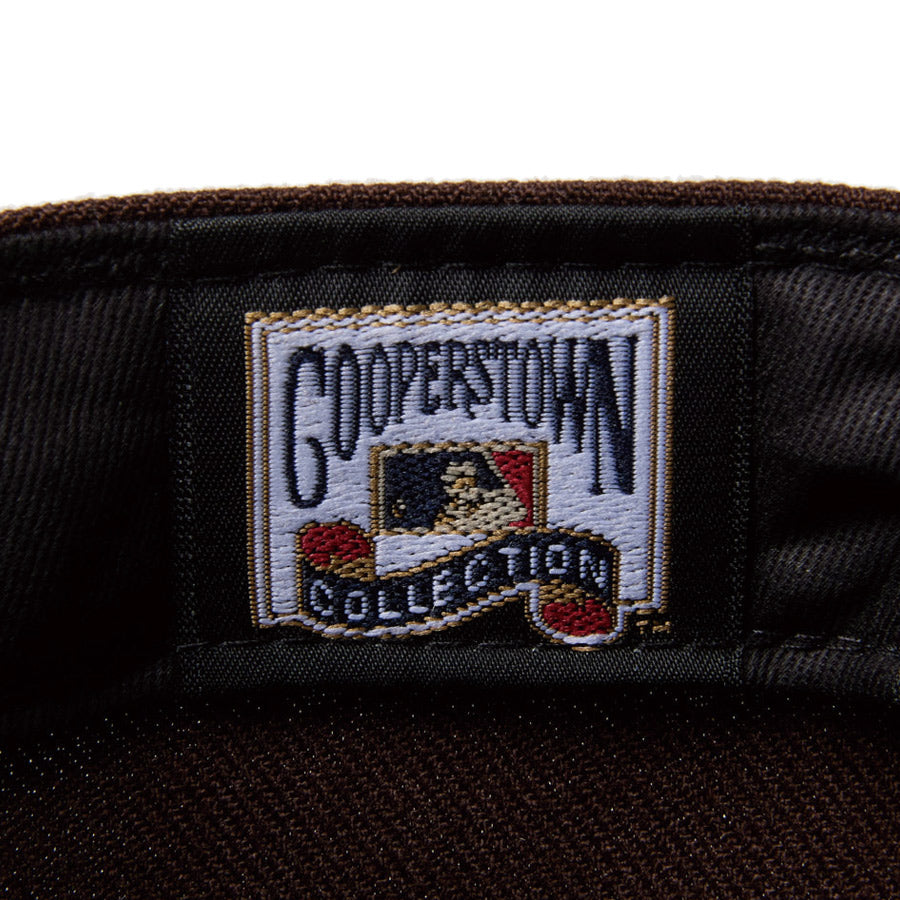 59FIFTY Cold Brew アリゾナ・ダイヤモンドバックス クーパーズタウン ウォルナット アイボリー