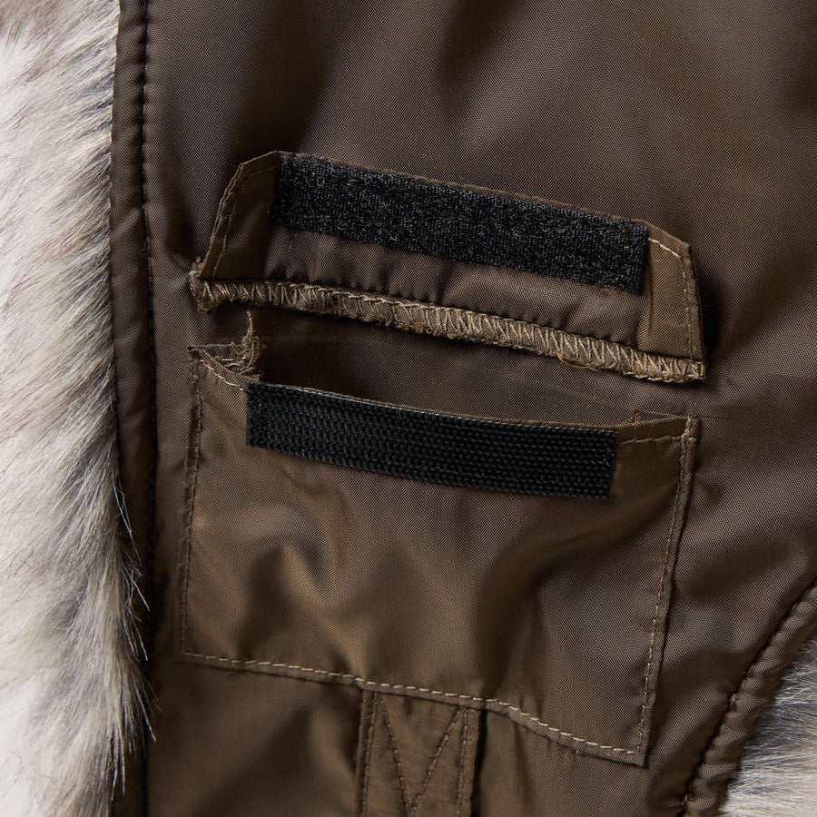 トラッパー Dogear Water Repellent ファー オリーブ | アウトドア