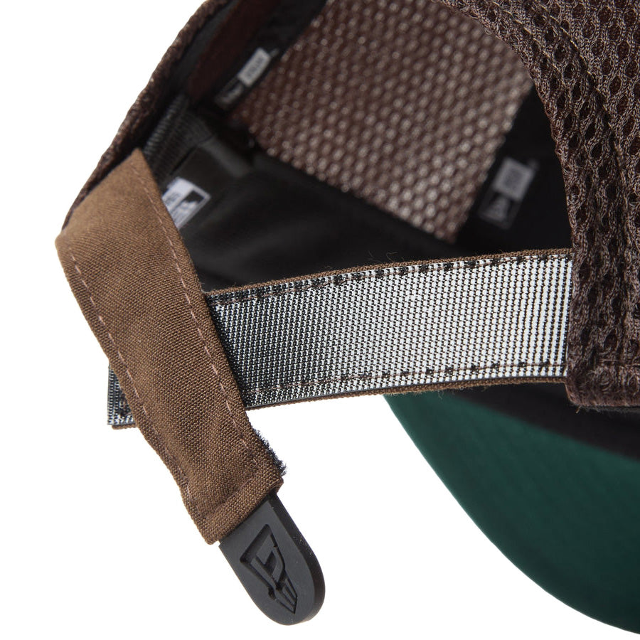 9FORTY A-Frame トラッカー REPREVE ウォルナット ダークグリーンバイザー | アウトドア