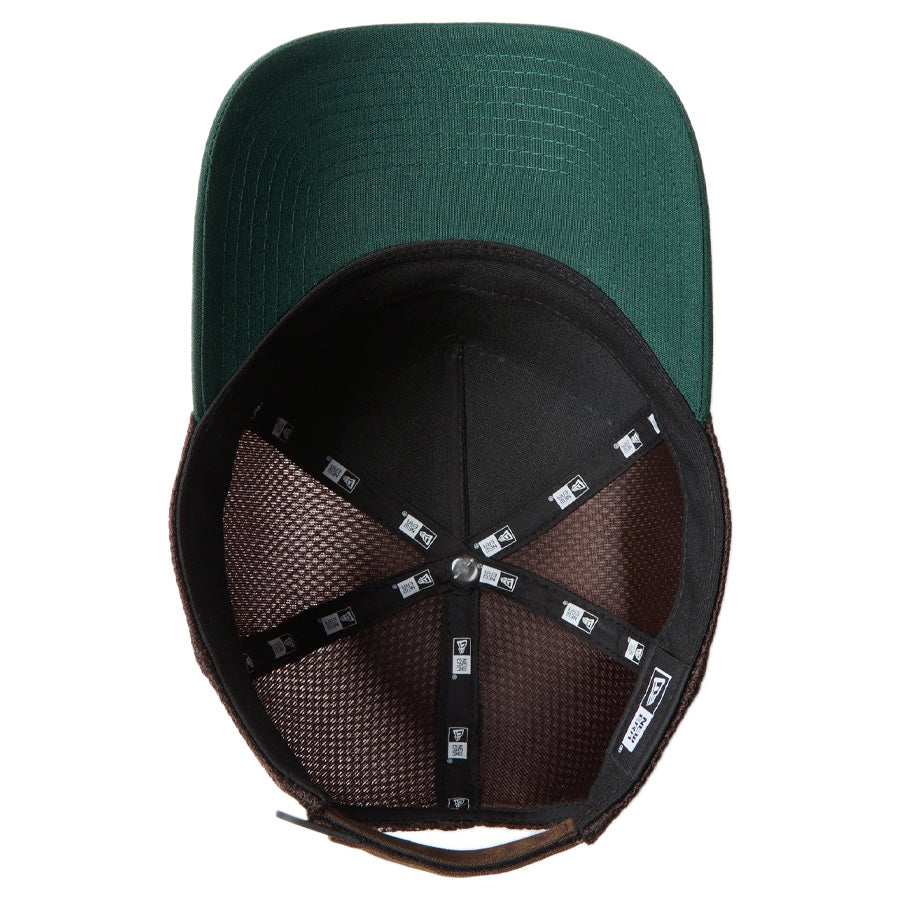 9FORTY A-Frame トラッカー REPREVE ウォルナット ダークグリーンバイザー | アウトドア