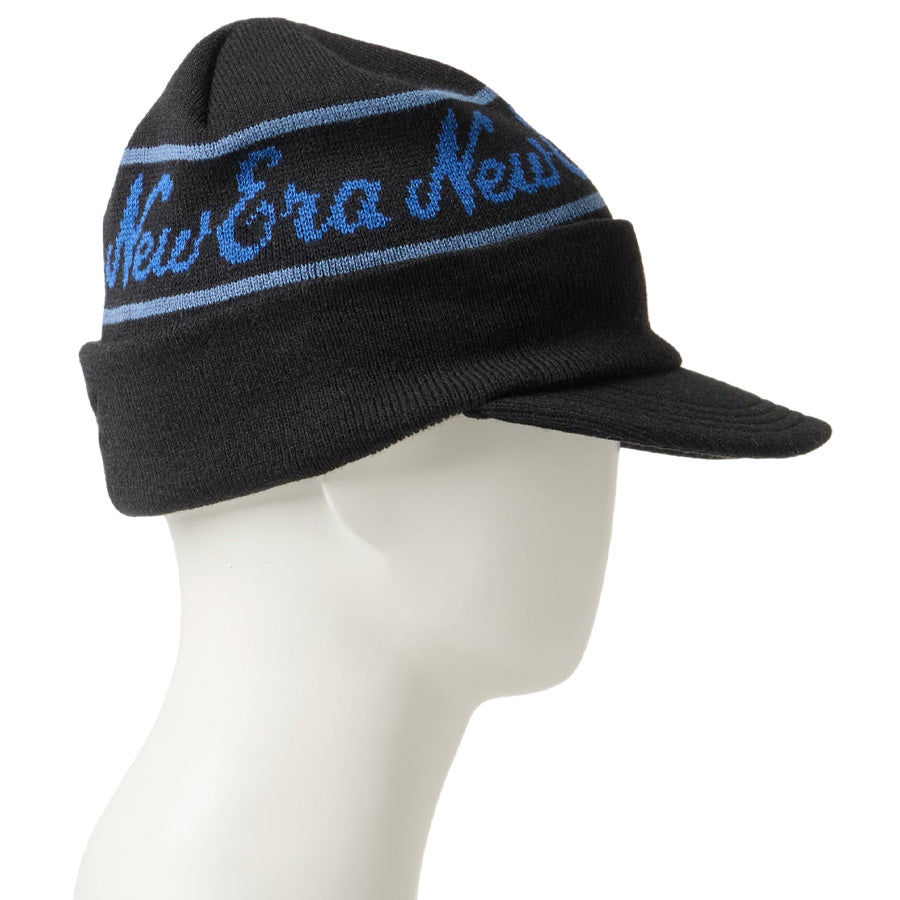 バイザーニットキャップ ブラック | ゴルフ