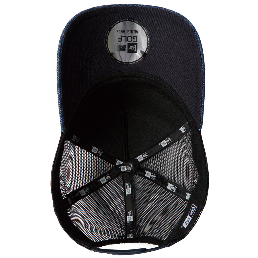 9FORTY A-Frame トラッカー デニム レザーパッチ ウォッシュド ネイビー | ゴルフ