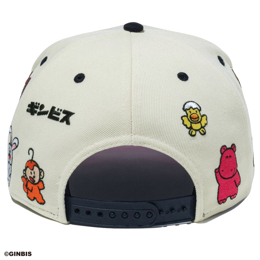 9FIFTY たべっ子どうぶつ オールオーバー クローム ブラックバイザー