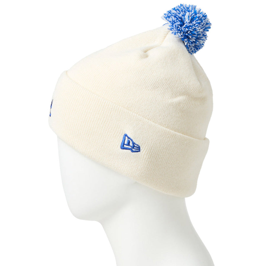 ニューエラ ニット帽 NEW ERA MLB ポンポンニット ロサンゼルス