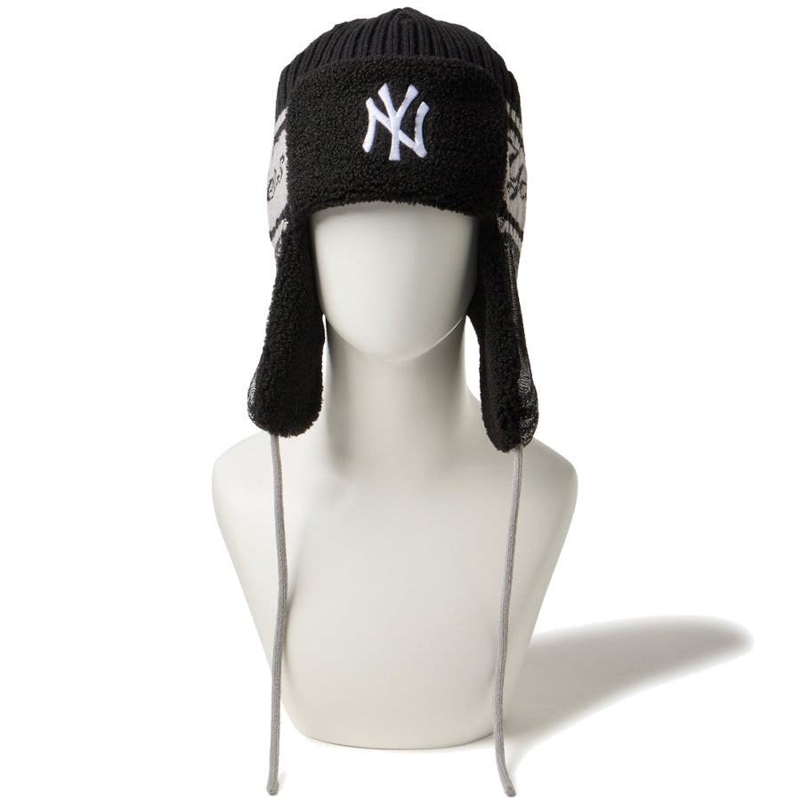 ニット トラッパー ニューヨーク・ヤンキース ブラック