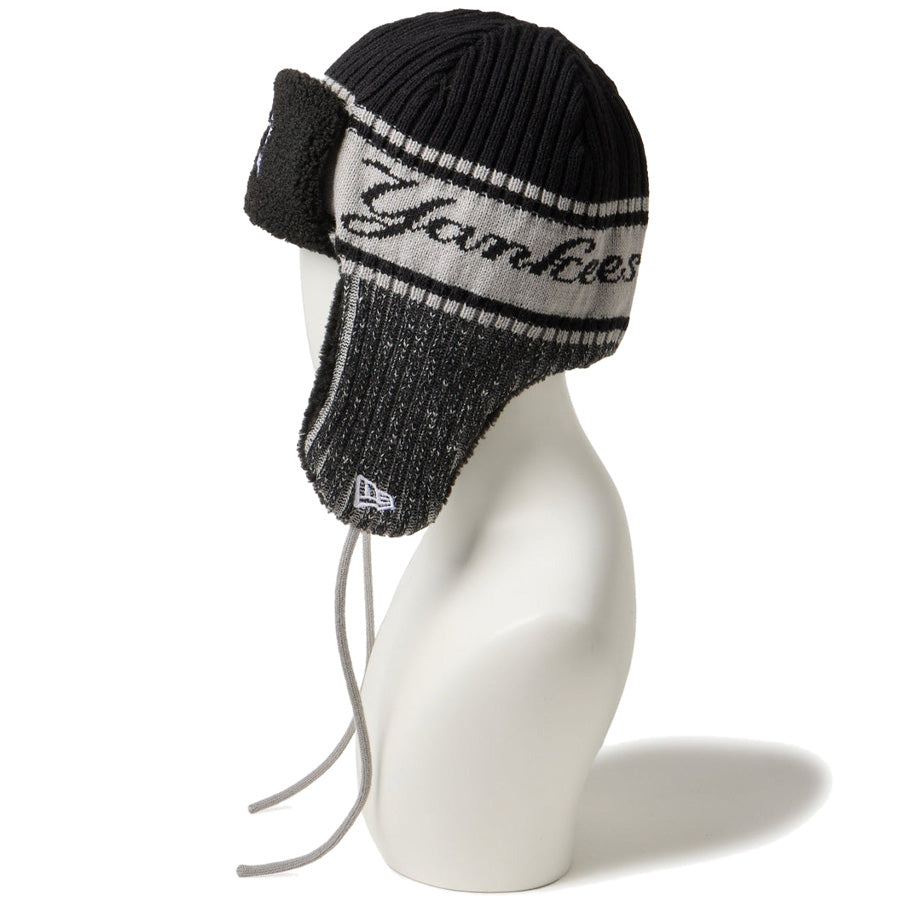 ニット トラッパー ニューヨーク・ヤンキース ブラック