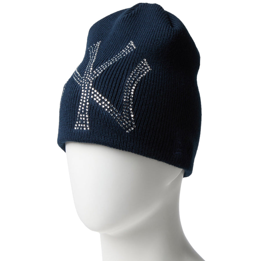 ニューエラ ニット帽 NEW ERA ベーシック ビーニー Rhinestone ライン