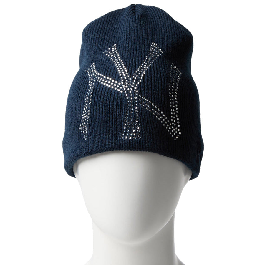 ニューエラ ニット帽 NEW ERA ベーシック ビーニー Rhinestone ライン