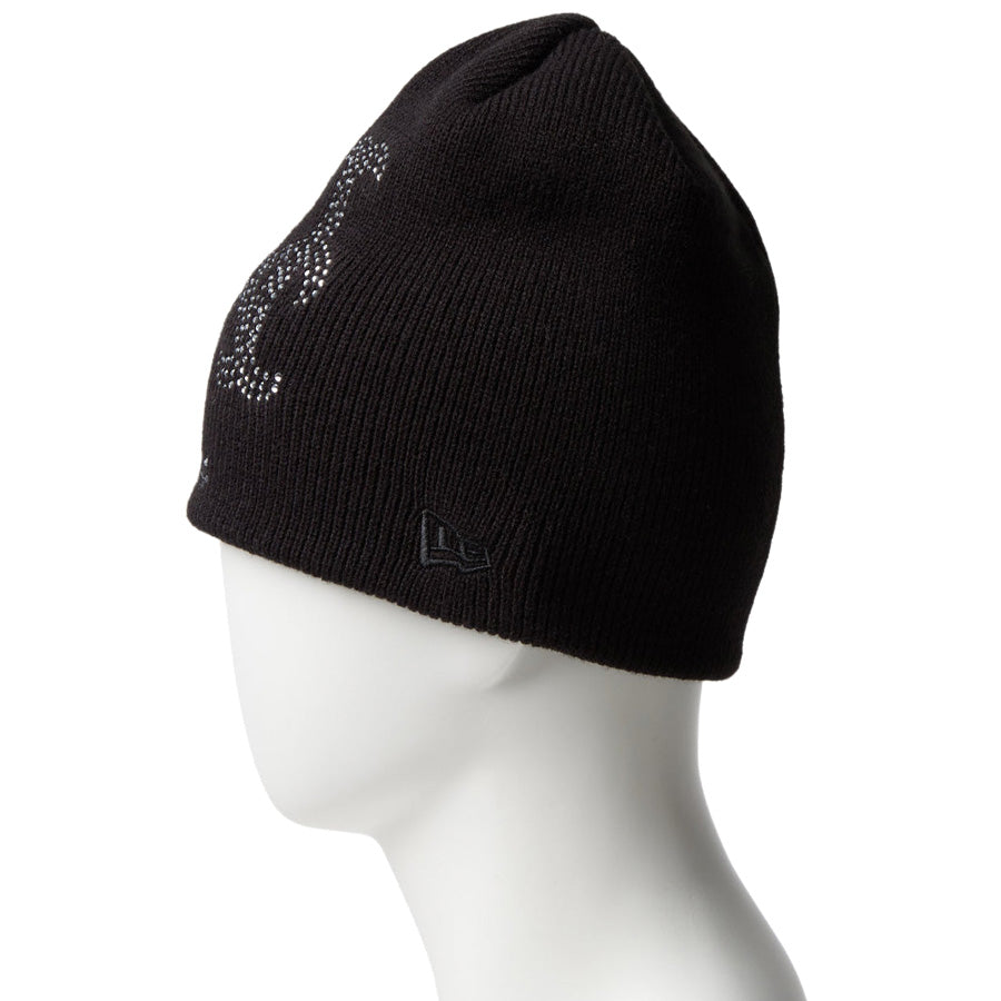 ニューエラ ニット帽 NEW ERA ベーシック ビーニー Rhinestone ライン