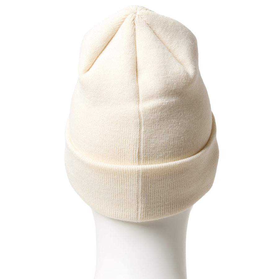 ベーシック カフニット オールドロゴ オフホワイト