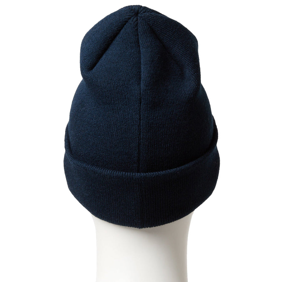 ベーシック カフニット オールドロゴ ネイビー