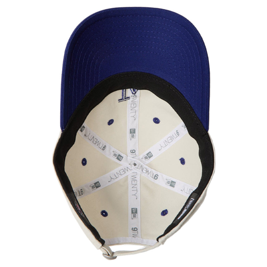 Youth 9TWENTY MLB 2-Tone ロサンゼルス・ドジャース アイボリー ダークロイヤルバイザー