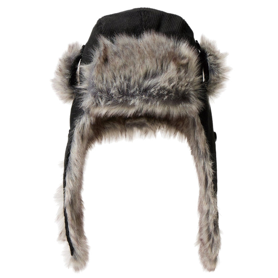 Kid&#39;s トラッパー コーデュロイ ブラック