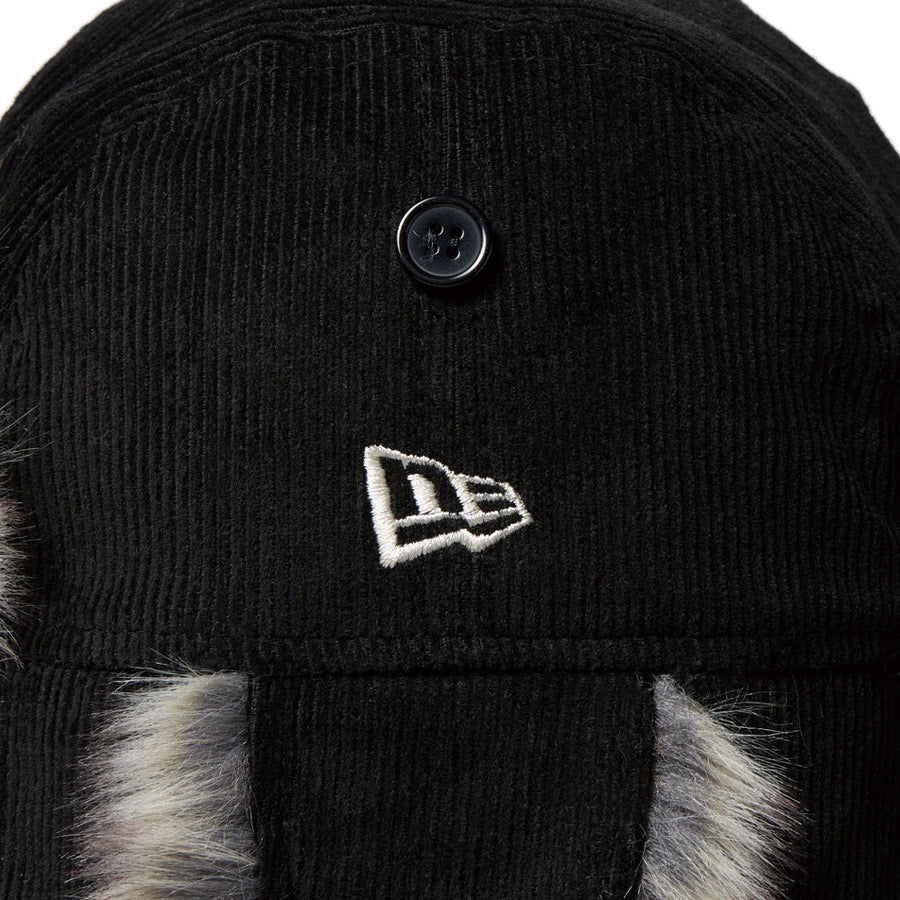 Kid&#39;s トラッパー コーデュロイ ブラック