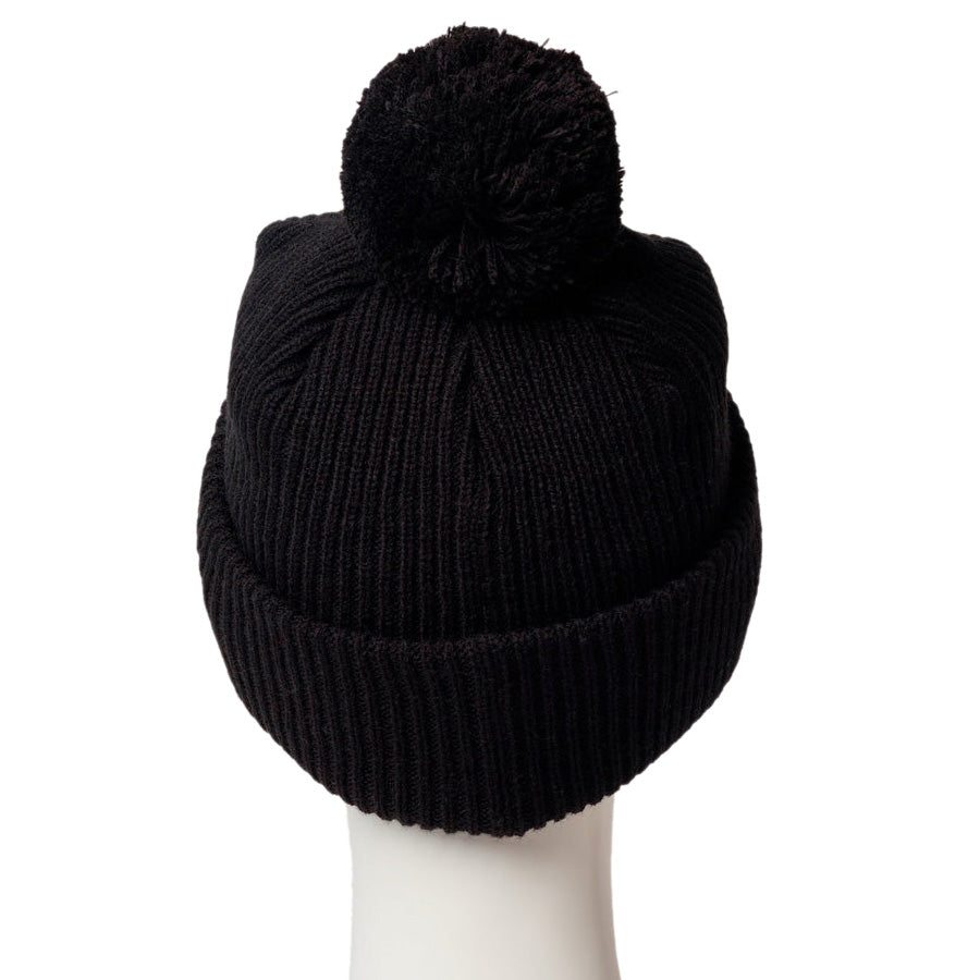 ニューエラ ニット帽 NEW ERA キッズ Kid's ポンポンニット ブラック