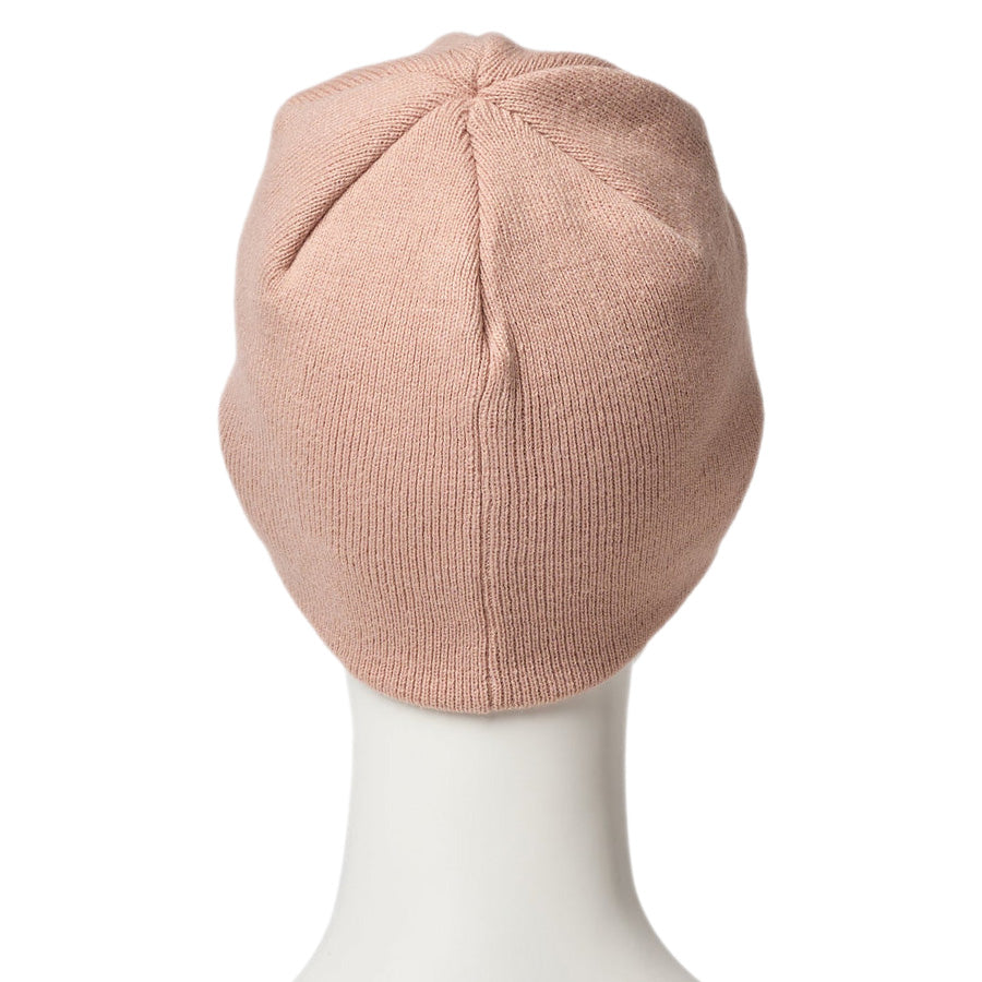 未使用　NEWERA ニューエラ ベーシック カフニット ラスティピンク handwritten-logo-14312208-osfm