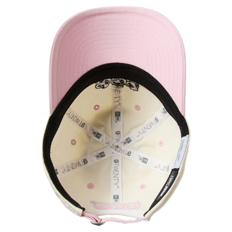 Youth 9TWENTY PEANUTS ピーナッツ スヌーピー オラフ スパイク クロームホワイト/ピンク