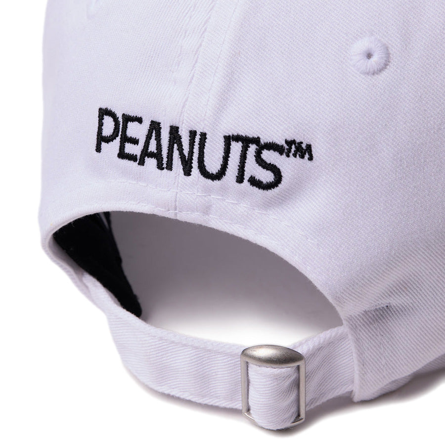 9TWNTY ロングバイザー PEANUTS ピーナッツ ニューエラボックスロゴ ホワイト | ゴルフ