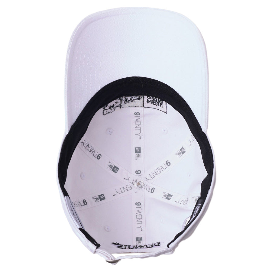 9TWNTY ロングバイザー PEANUTS ピーナッツ ニューエラボックスロゴ ホワイト | ゴルフ