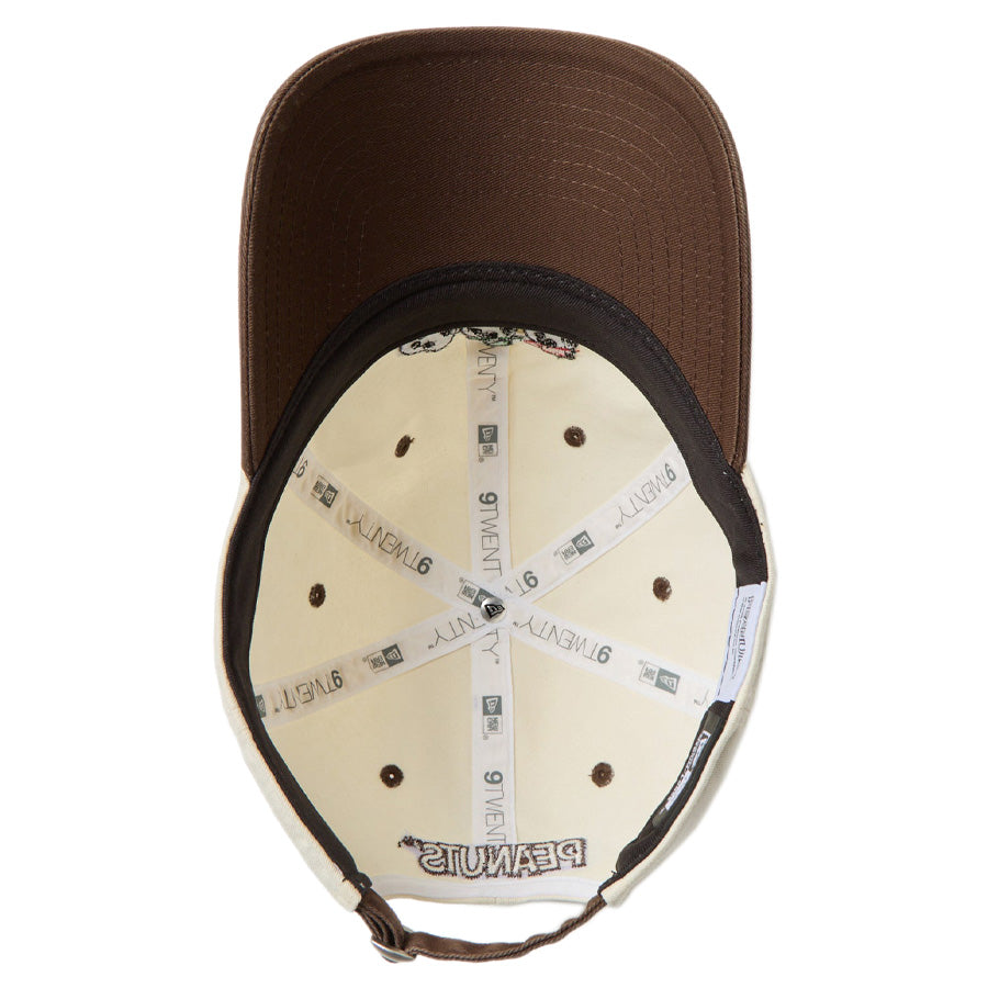 9TWENTY PEANUTS ピーナッツ SNOOPY WITH BRO クロームホワイト/ウォルナット