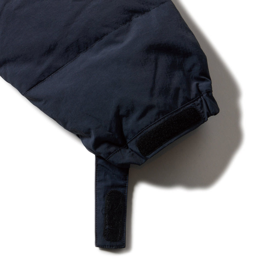 ダウンジャケット コーデュロイ コンビ ネイビー FW25