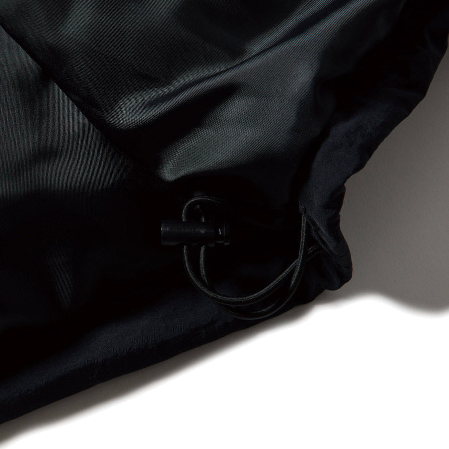 ダウンジャケット コーデュロイ コンビ ブラック FW25