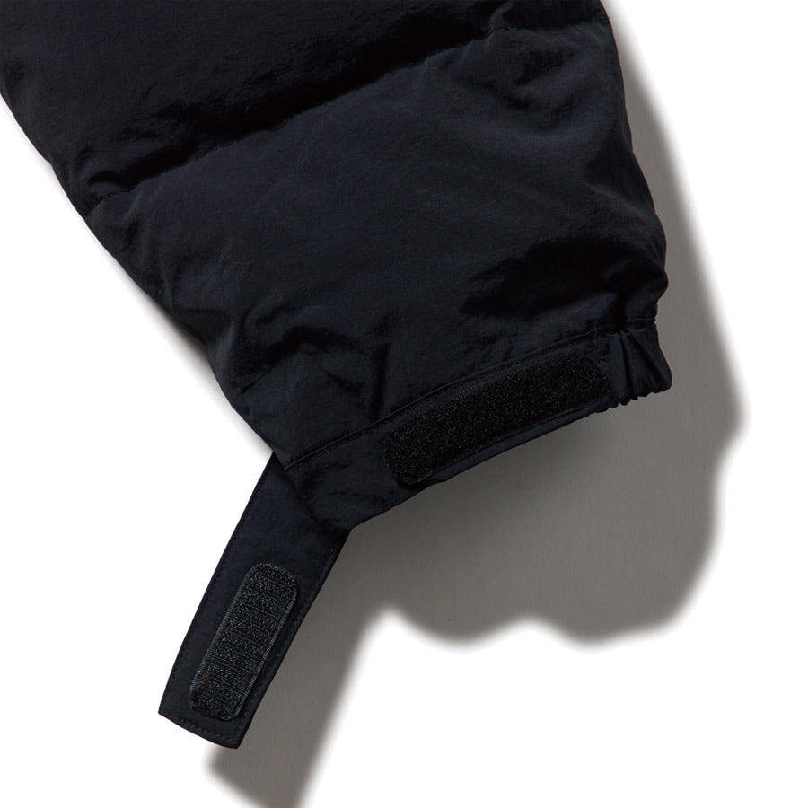 ダウンジャケット コーデュロイ コンビ ブラック FW25