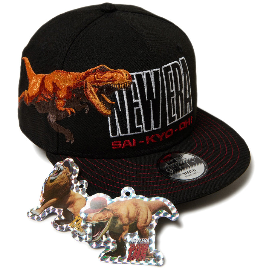 Youth 9FIFTY 最強王図鑑 ティラノサウルス ブラック