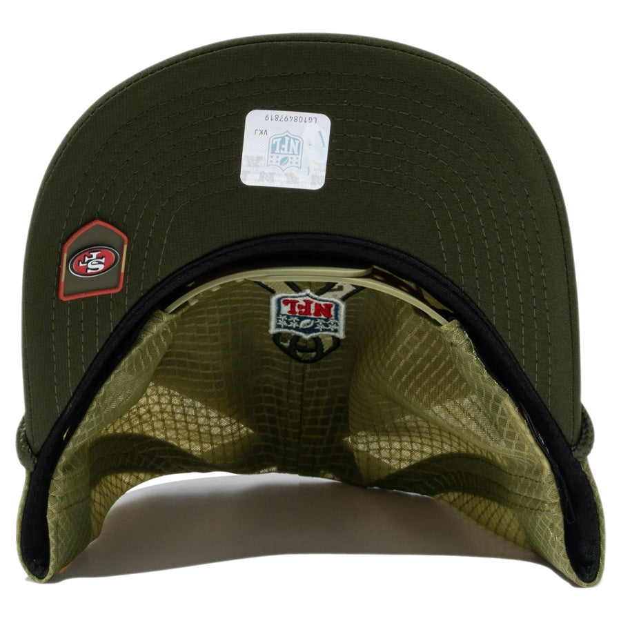 9FORTY M-Crown A-Frame 2025 NFL Salute to Service サンフランシスコ・フォーティーナイナーズ