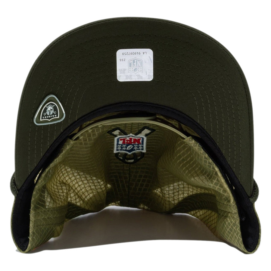 9FORTY M-Crown A-Frame 2025 NFL Salute to Service ラスベガス・レイダース