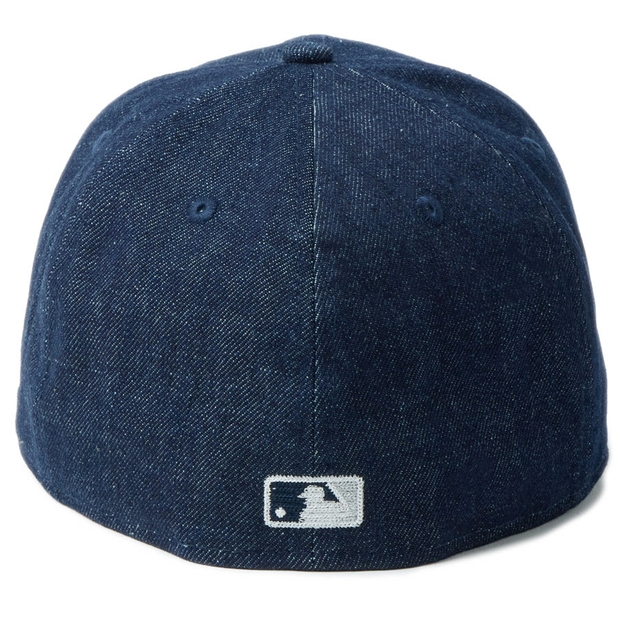 PC 59FIFTY ニューヨーク・ヤンキース Chain Stitch チェーンステッチ インディゴデニム