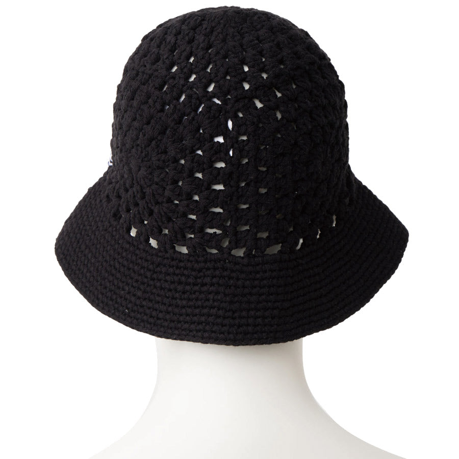 クロシェ ニットバケット ブラック