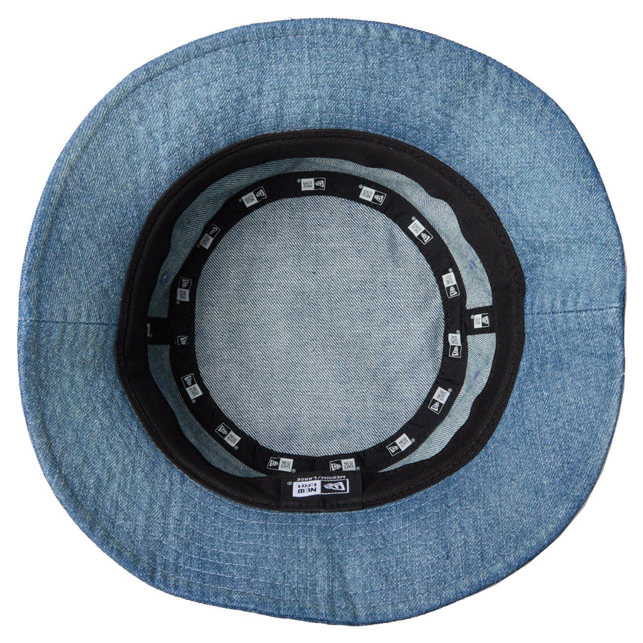 バケット01 ラバーパッチ ウォッシュドデニム