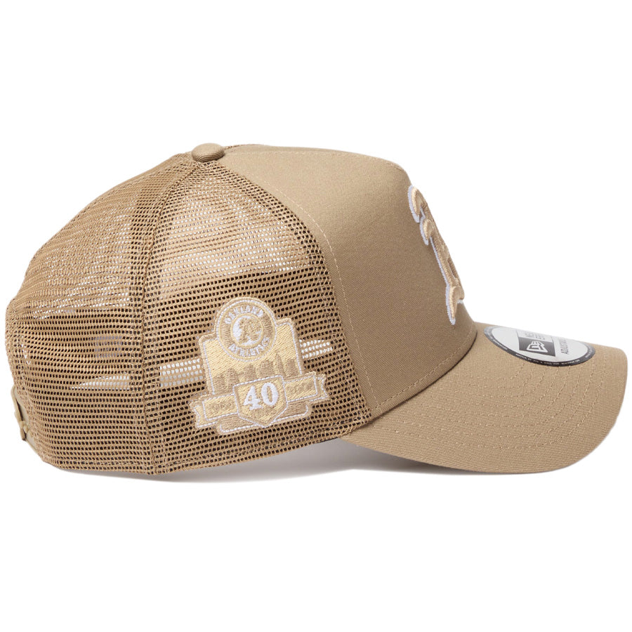NEWERA オークランド　アスレチックス　トラッカー　キャップ　ゴルファー ニューエラ キャップ メッシュキャップ NEW ERA CAP 9FORTY A-Frame