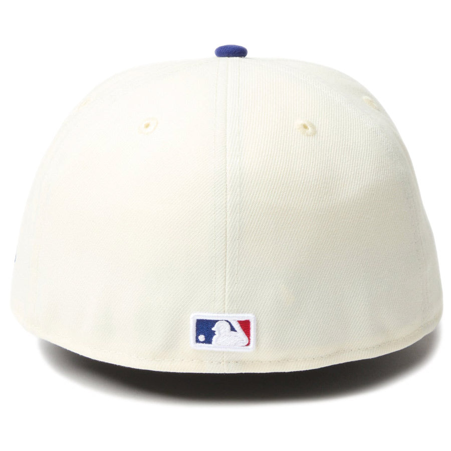 59FIFTY MLB Upside Down ロサンゼルス・ドジャース クロームホワイト/ダークロイヤル