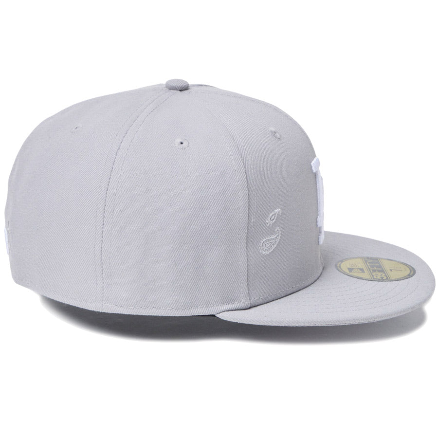 59FIFTY Paisley Embroidery ロサンゼルス・ドジャース グレー 14745167