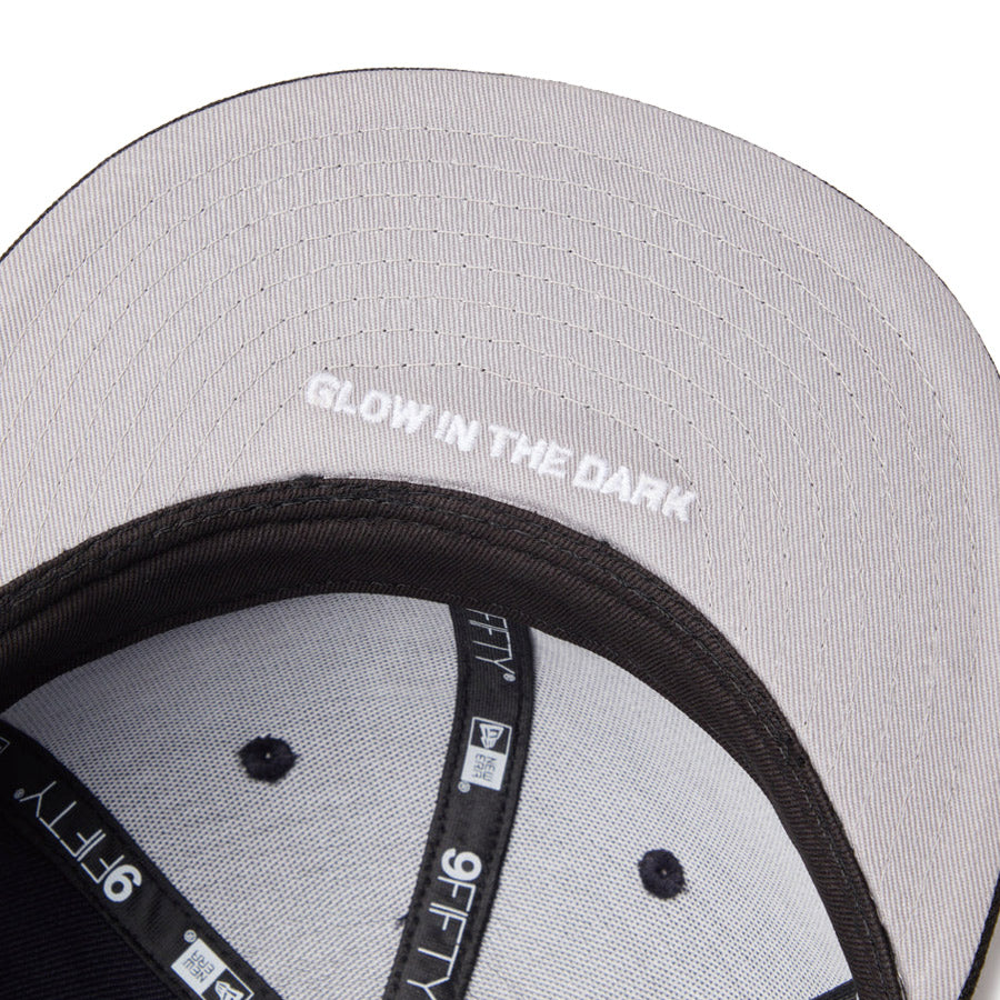 Youth 9FIFTY MLB Glow in the Dark ロサンゼルス・ドジャース ネイビー/ブラック