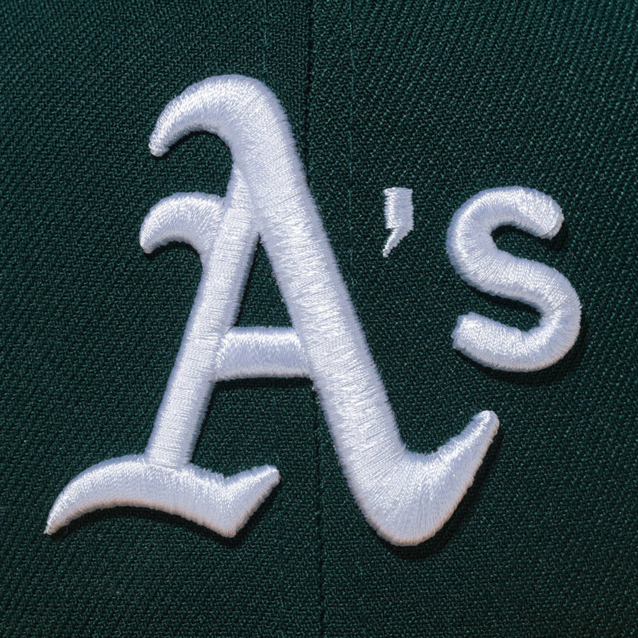 59FIFTY Dog Ear ドッグイヤー チームカラー オークランド･アスレチック ダークグリーン ゴールド