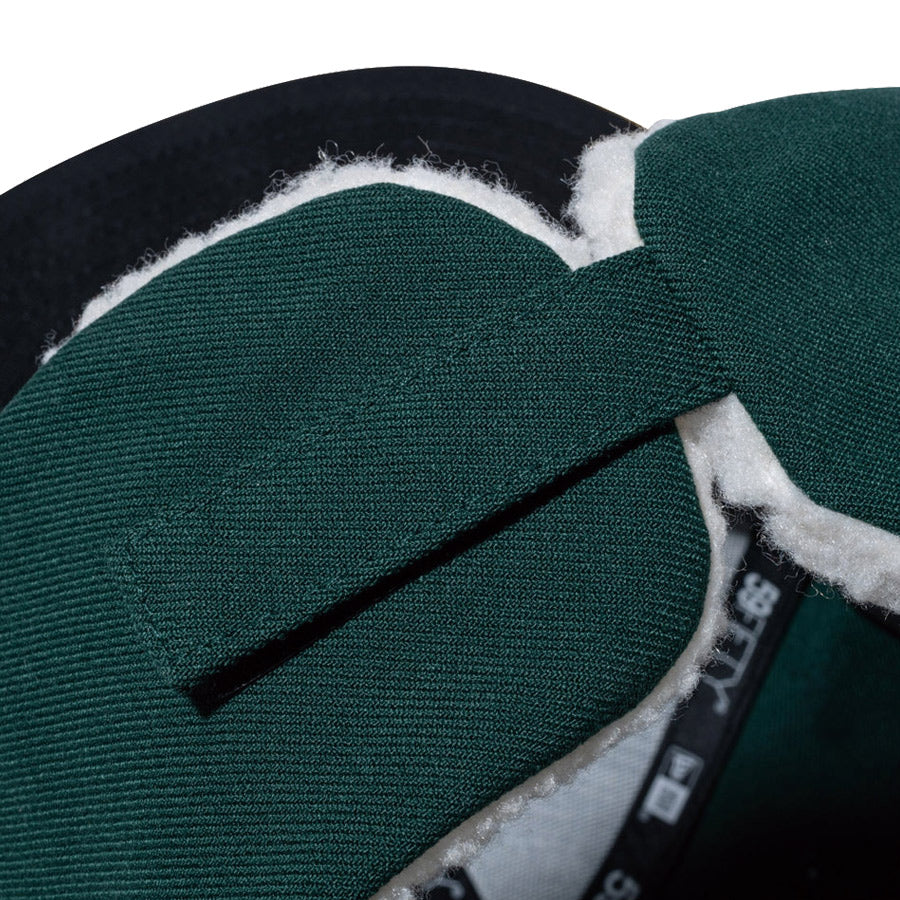 59FIFTY Dog Ear ドッグイヤー チームカラー オークランド･アスレチック ダークグリーン ゴールド