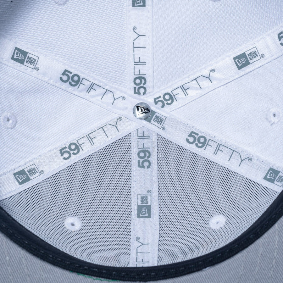 59FIFTY いいちこ ホワイト ケリーグリーンバイザー