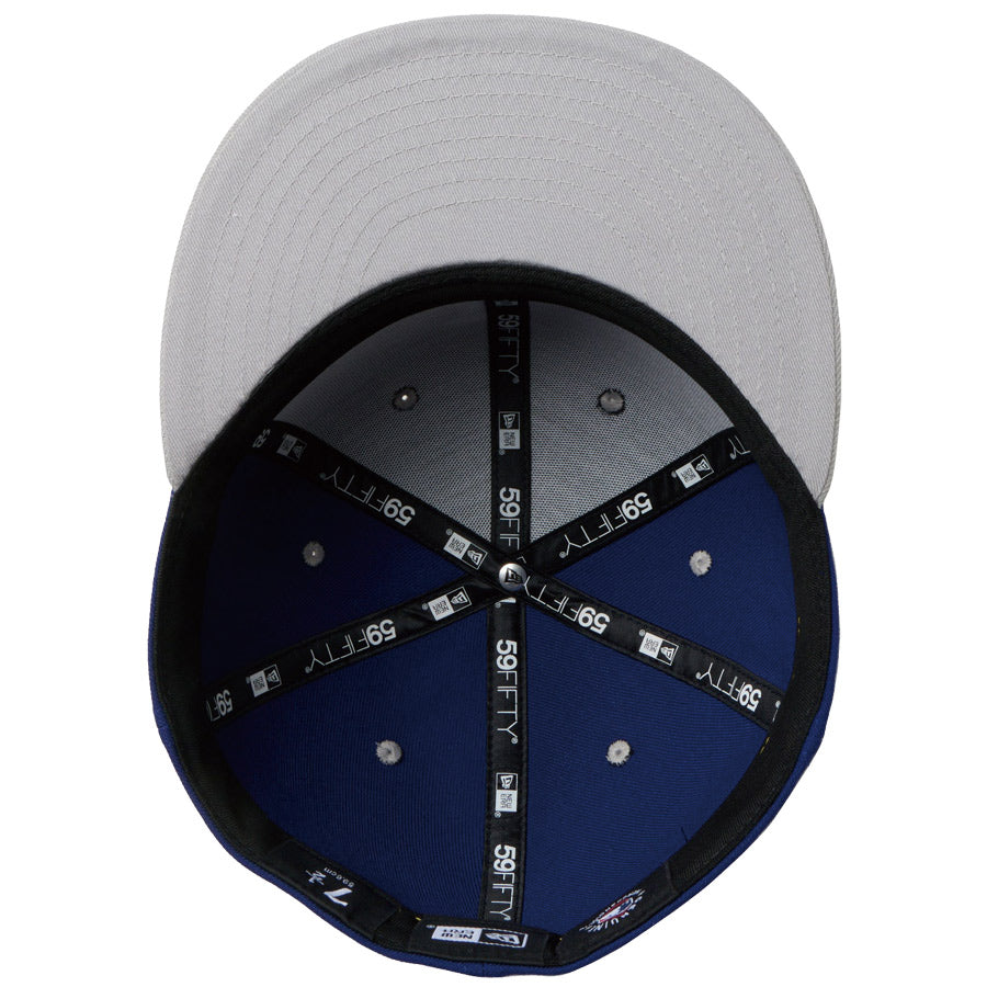 59FIFTY GORO (min-nano) ロサンゼルス・ドジャース ダークロイヤル/グレー