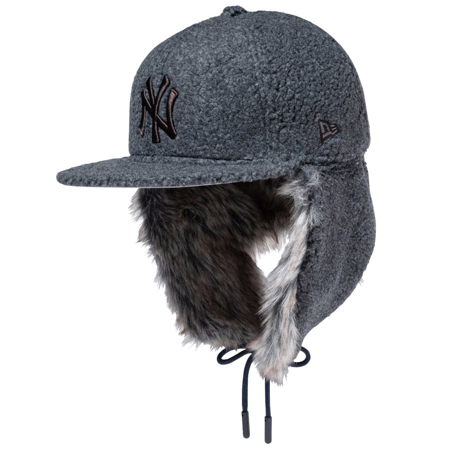 59FIFTY Dog Ear ドッグイヤー ボア ニューヨーク・ヤンキース ダークグレー