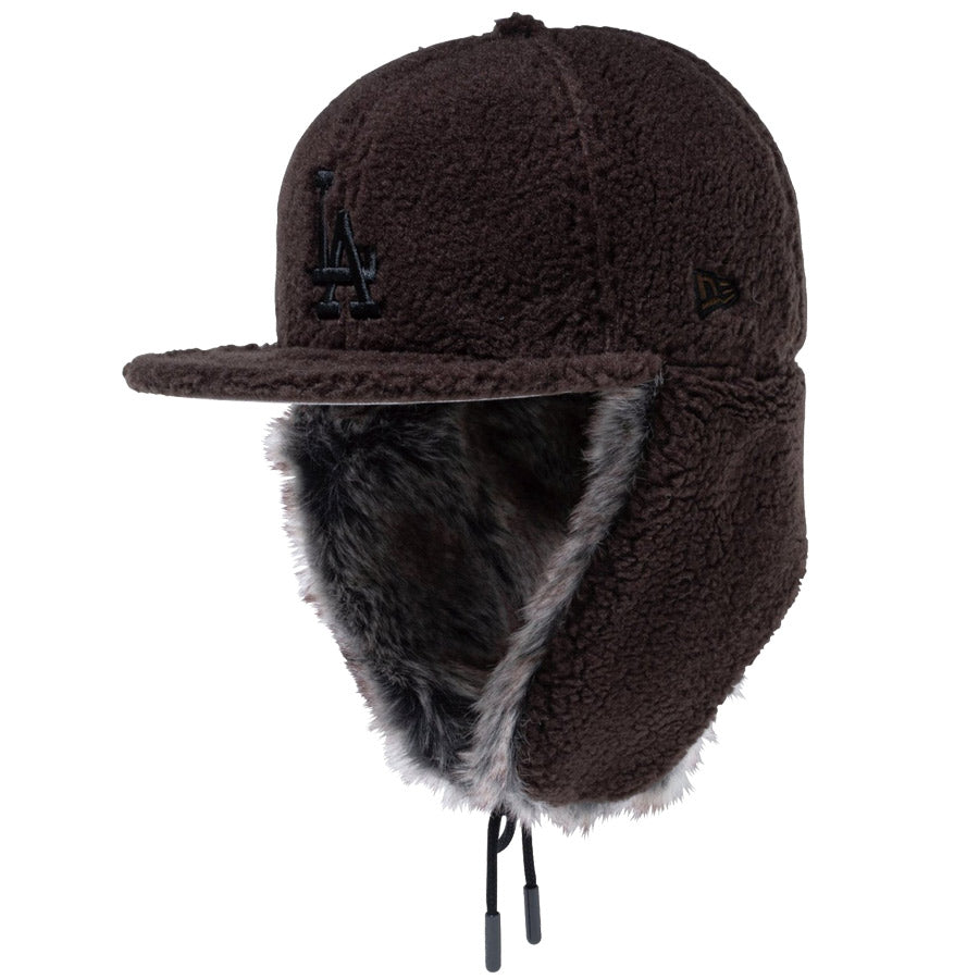 59FIFTY Dog Ear ドッグイヤー ボア ロサンゼルス・ドジャース ブラウン