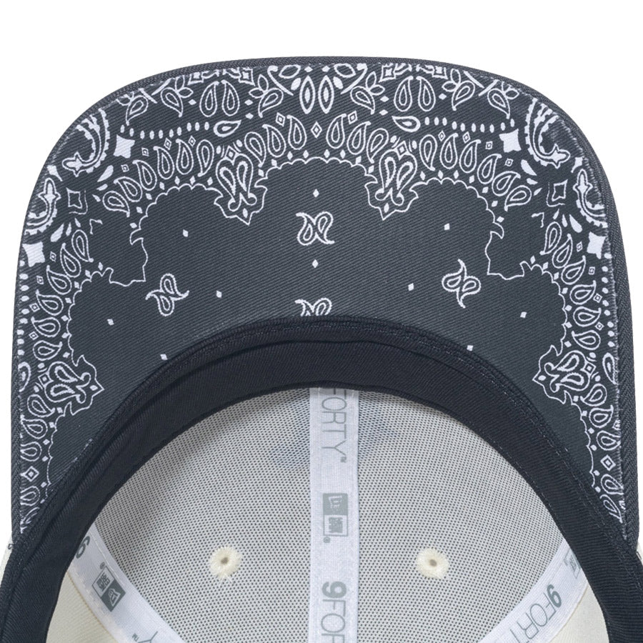 9FORTY Paisley Under Visor ボストン・レッドソックス クローム グラファイト ペイズリーアンダーバイザー