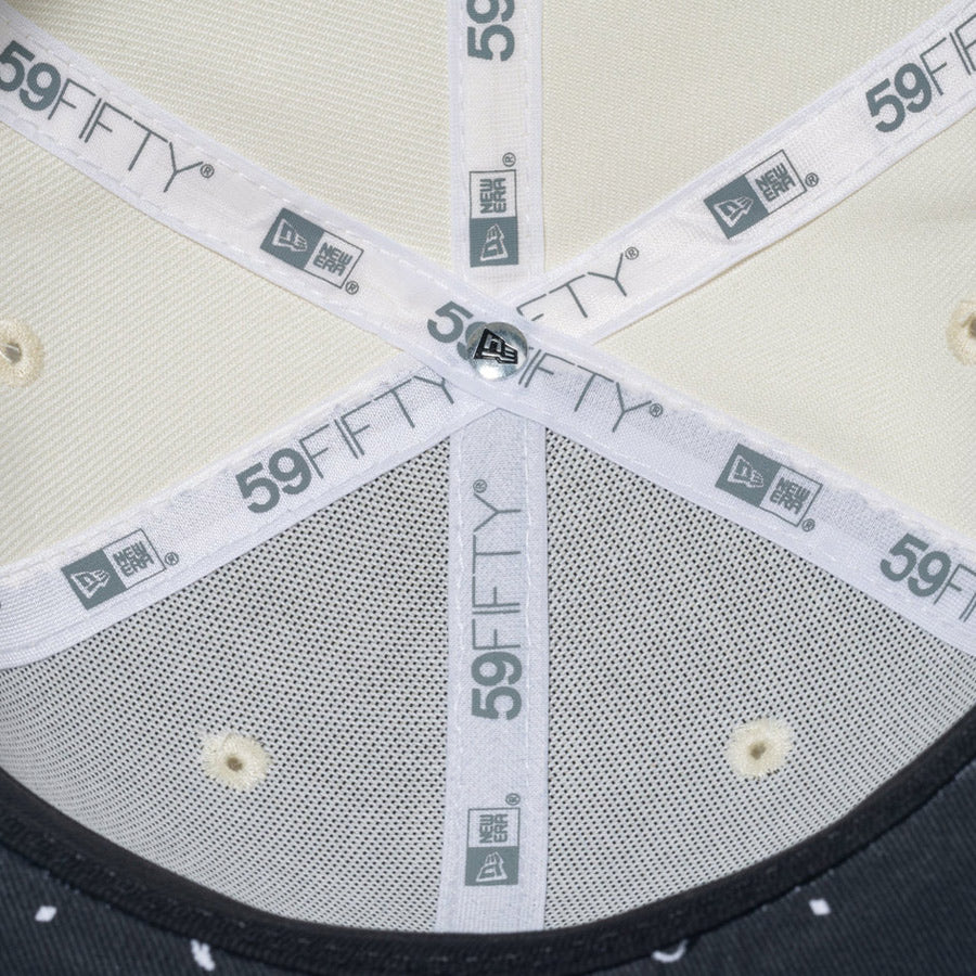 59FIFTY Paisley Under Visor ロサンゼルス・ドジャース クローム ブラック ペイズリーアンダーバイザー