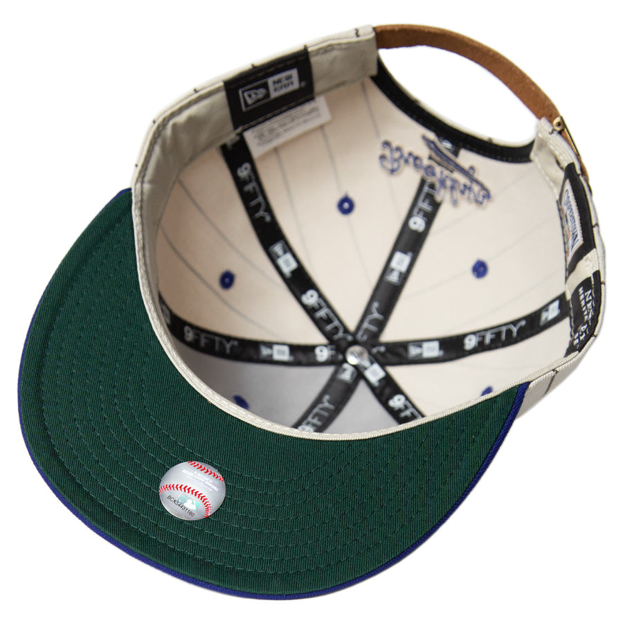 KINGS 別注 RC 9FIFTY レザーストラップ ブルックリン・ドジャース クローム ブルー